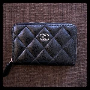 Chanel caviar wallet o coin purse